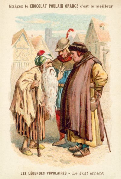 Żyd wędrujący (chromolitho) autorstwa French School