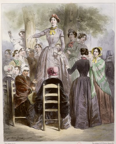 Rząd kobiet podczas rewolucji 1848 r. autorstwa French School