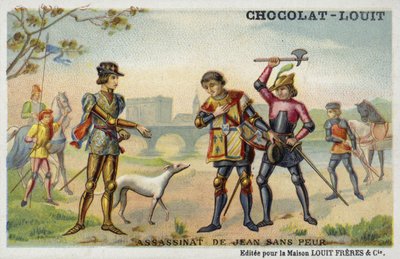 Zabójstwo Jana Nieustraszonego, księcia Burgundii, 1419 autorstwa French School