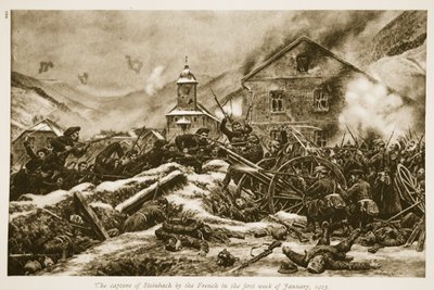 Zdobycie Steinbach przez Francuzów w pierwszym tygodniu stycznia 1915, 1915-19 autorstwa French School