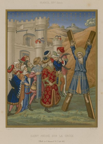 Die Kreuzigung des heiligen Andreas von French School