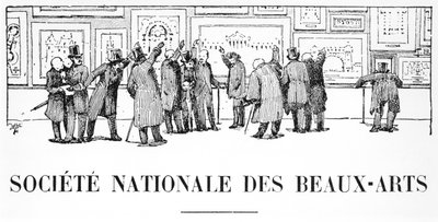 Wydział architektury, Societe Nationale des Beaux-Arts, Salon 1910, ilustracja z LArchitecture, 1910 autorstwa French School