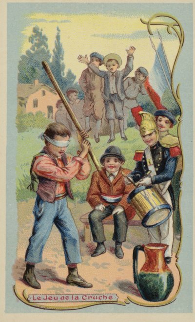 Gra w dzbanek (chromolitho) autorstwa French School