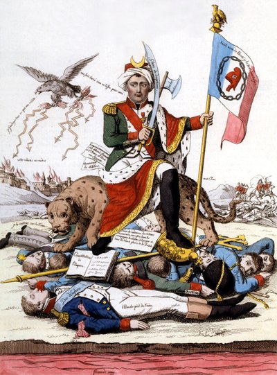 Ostatnie słowo w kanibalizmie (grawerunek) autorstwa French School