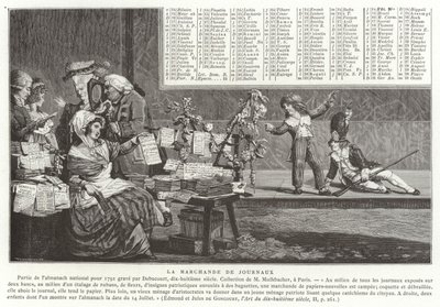 Sprzedawca gazet autorstwa French School