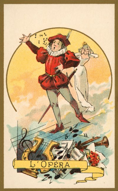 Opera (chromolitho) autorstwa French School
