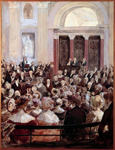 Poeta i pisarz Victor Hugo autorstwa French School