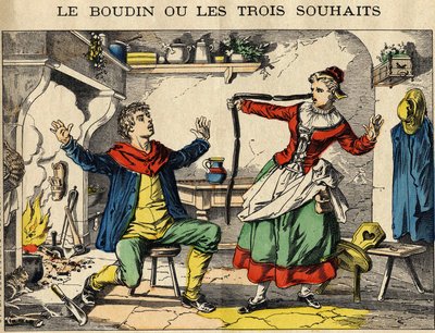 Pudding lub trzy życzenia (lub śmieszne życzenia). autorstwa French School