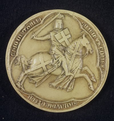 Pieczęć Amadeo V (ok. 1252-1323) hrabiego Sabaudii, 1303 (wosk) autorstwa French School