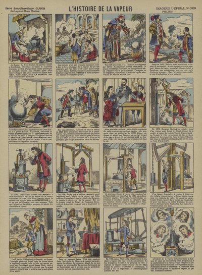 Historia pary (kolor lito) autorstwa French School
