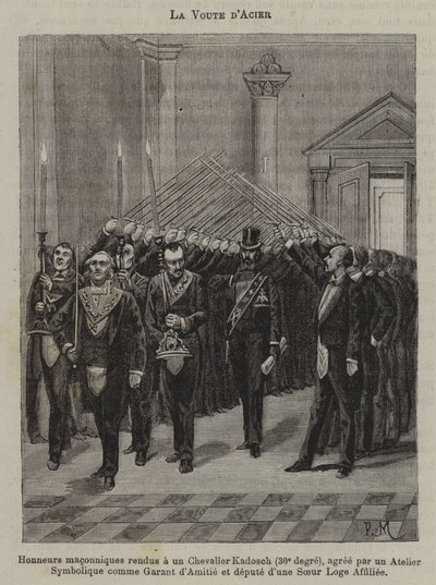 Sklepienie ze stali (grafika) autorstwa French School