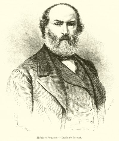 Theodore Rousseau (Grawerowanie) autorstwa French School