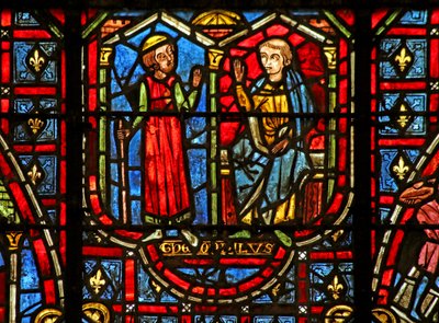 Theophilus baut eine Kirche von French School