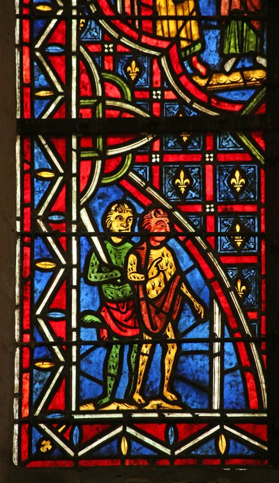 Teofil jest kuszony przez demony autorstwa French School