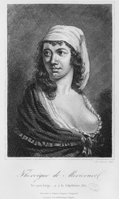 Theroigne de Mericourt, ryty przez Charlesa Devritsa (XIX wiek) 1845 autorstwa French School