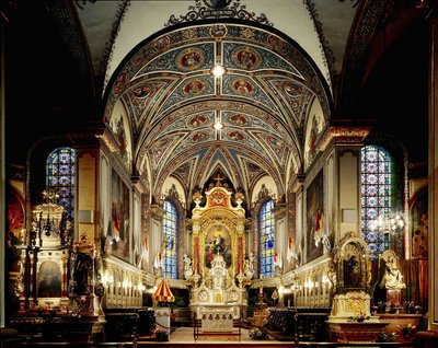 Thierenbach (68) - wnętrze katedry Notre-Dame de L