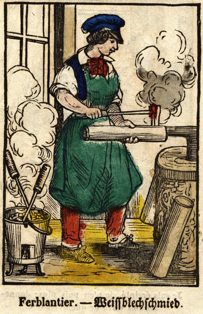 Cynatier; Cykle branżowe, wizerunek Epinal z XIX wieku. autorstwa French School