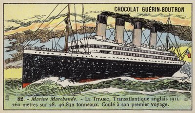 Titanic, brytyjski liniowiec transatlantycki autorstwa French School