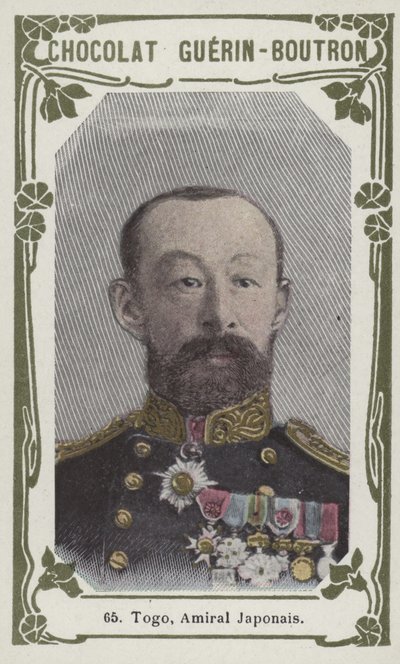 Togo, japoński admirał (kolorowe zdjęcie) autorstwa French School