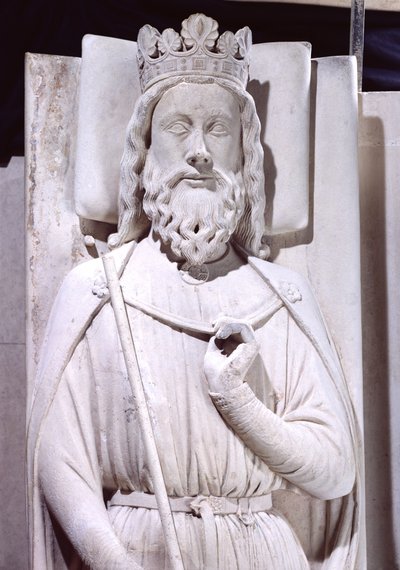 Grób Clovis I (465-511), króla Franków autorstwa French School