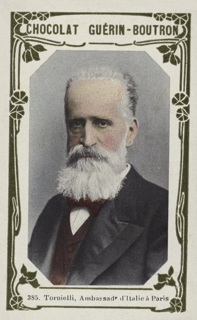 Tornielli, ambasador Włoch w Paryżu (kolorowe zdjęcie) autorstwa French School