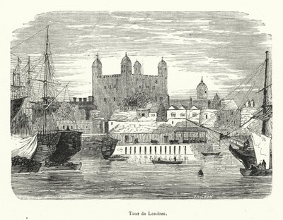 Tower of London (grawerowanie) autorstwa French School