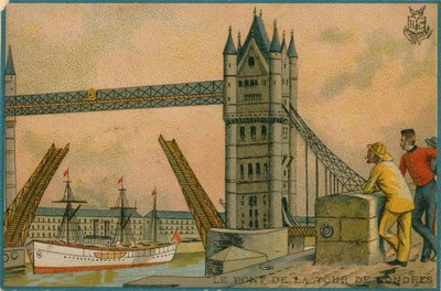 Tower Bridge, Londyn autorstwa French School