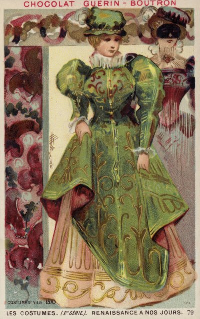 Sukienka miejska, 1570 autorstwa French School