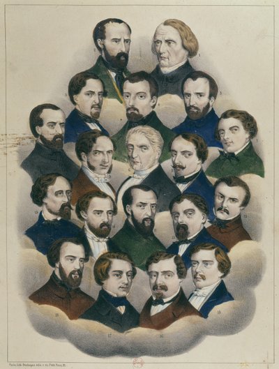 Proces w Bourges francuskich przywódców republikańskich demonstracji w Paryżu 15 maja 1848 r autorstwa French School
