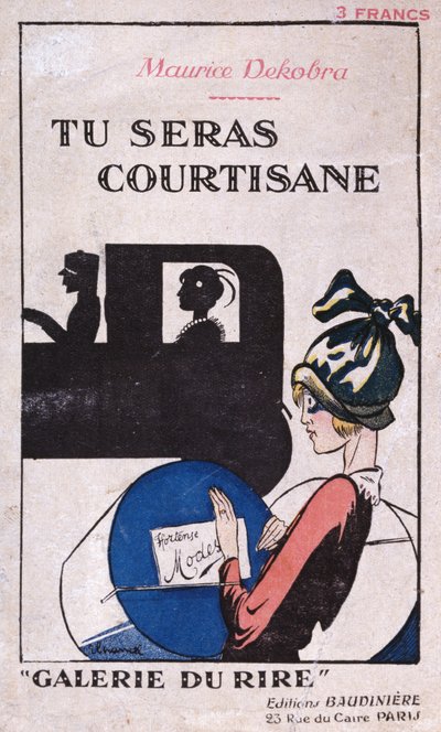 Tu Seras Courtisane, okładka powieści Maurice