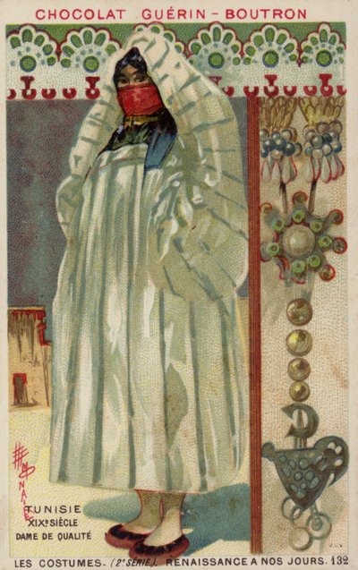 Tunezyjska dżentelmena, XIX wiek autorstwa French School