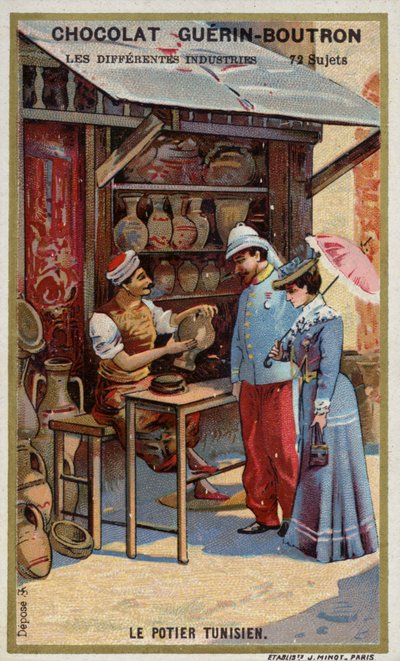 Garncarz tunezyjski (chromolitho) autorstwa French School