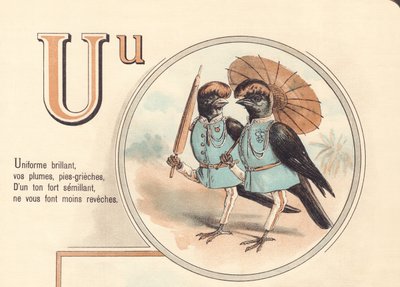 U: Briant uniform, twoje pióra, pie-grieches, w mocnym tonie sieje, nie sprawiaj, że jesteś mniej zakryty autorstwa French School
