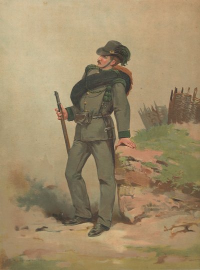 Niezidentyfikowany francuski żołnierz autorstwa French School