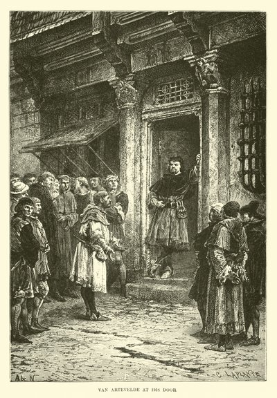Van Artevelde u jego drzwi autorstwa French School