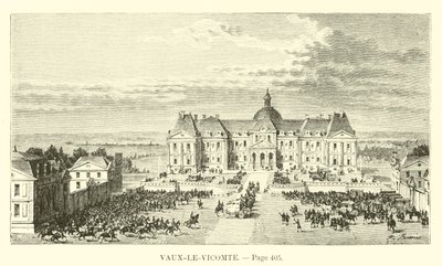 Vaux-le-Vicomte autorstwa French School