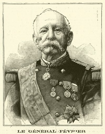 Victor Fevrier, francuski generał (Grawerowanie) autorstwa French School