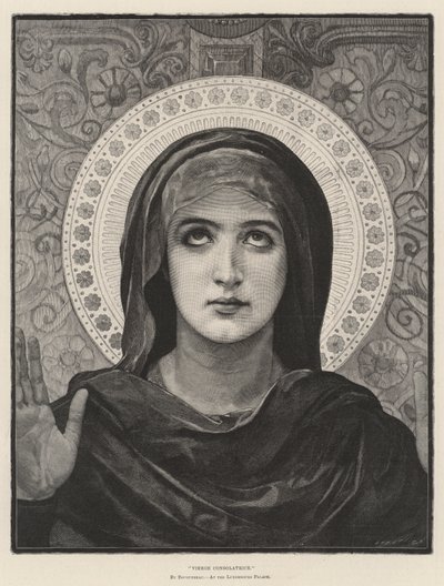 Vierge Consolatrice, w Pałacu Luksemburskim autorstwa French School