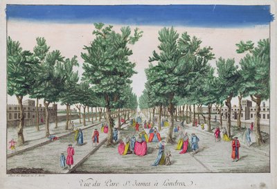 Widok na St. James Park, Londyn autorstwa French School