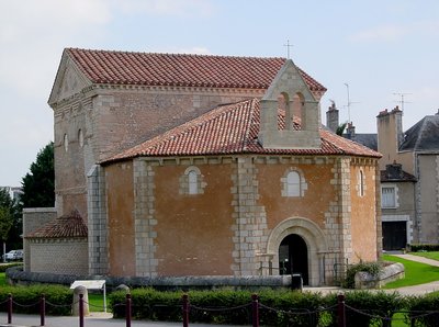 Widok na baptysterium św autorstwa French School