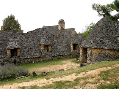 Widok na Cabanes de Breuil autorstwa French School