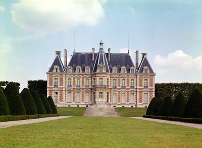 Widok na zamek autorstwa French School