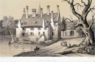 Widok na zamek Chateau de la Belliere (Cote d