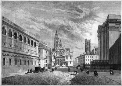 Widok na górę Sainte Genevieve, Paryż autorstwa French School