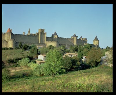Widok na mury miejskie autorstwa French School