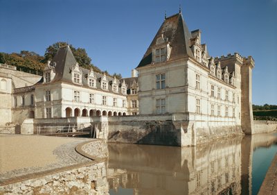 Widok na wejście i dziedziniec honorowy autorstwa French School
