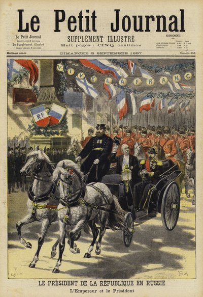 Wizyta prezydenta Francji Felixa Faure w Rosji, 1897 autorstwa French School