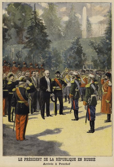 Wizyta prezydenta Francji Felixa Faure w Rosji, 1897 autorstwa French School