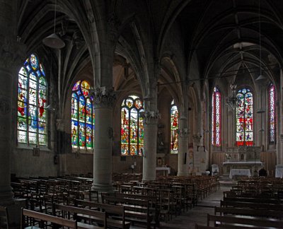 Okno przedstawiające Widok autorstwa French School