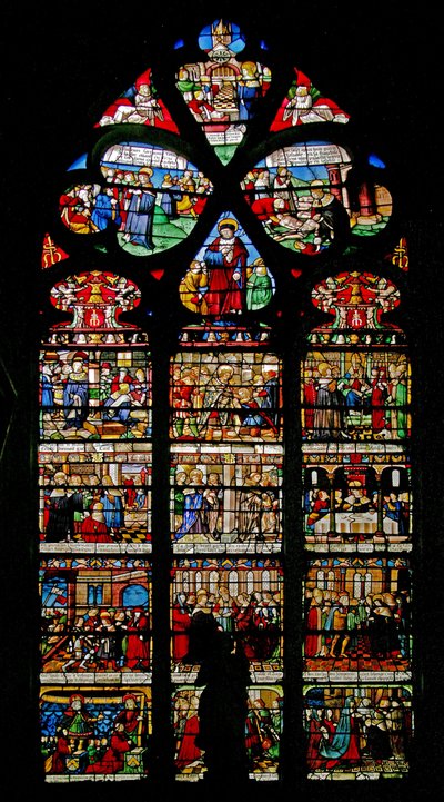 Okno w3 przedstawiające okno St Louis autorstwa French School